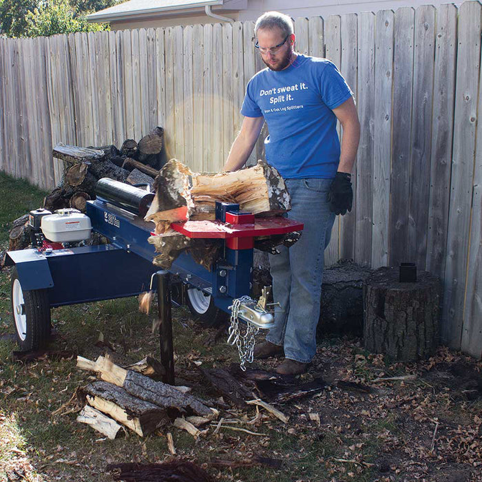 Iron & Oak Log Splitter | 4 Way-Wedge Kit Iron & Oak