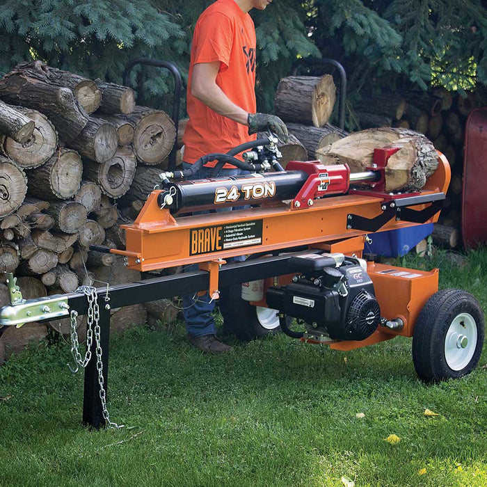 Brave Log Splitter | 24 Ton | Honda | GC160 Brave