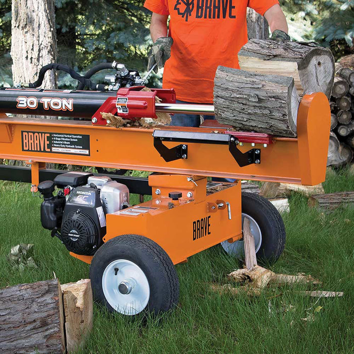 Brave Log Splitter | 30 Ton | Honda | GC190 Brave