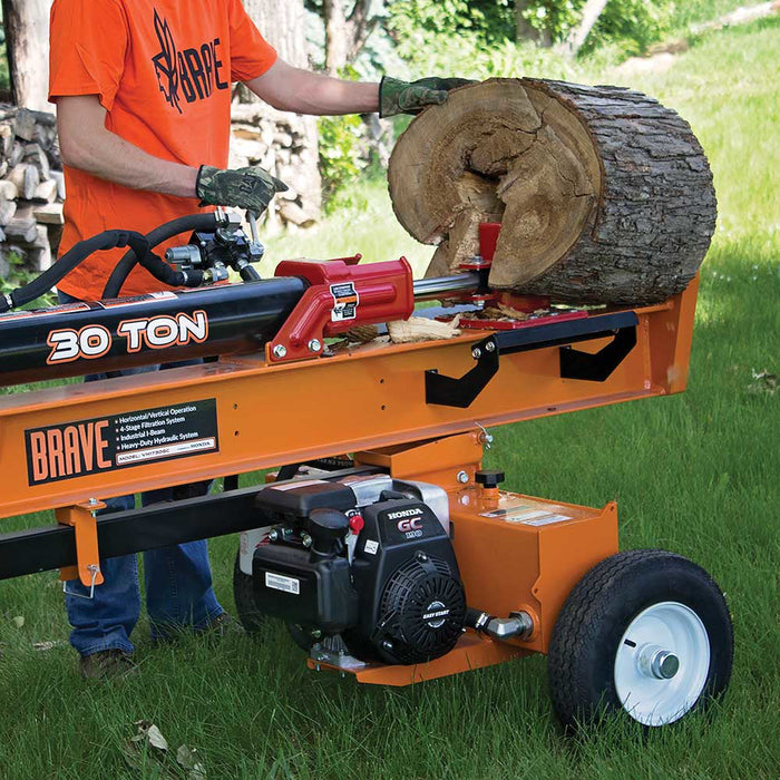 Brave Log Splitter | 30 Ton | Honda | GC190 Brave