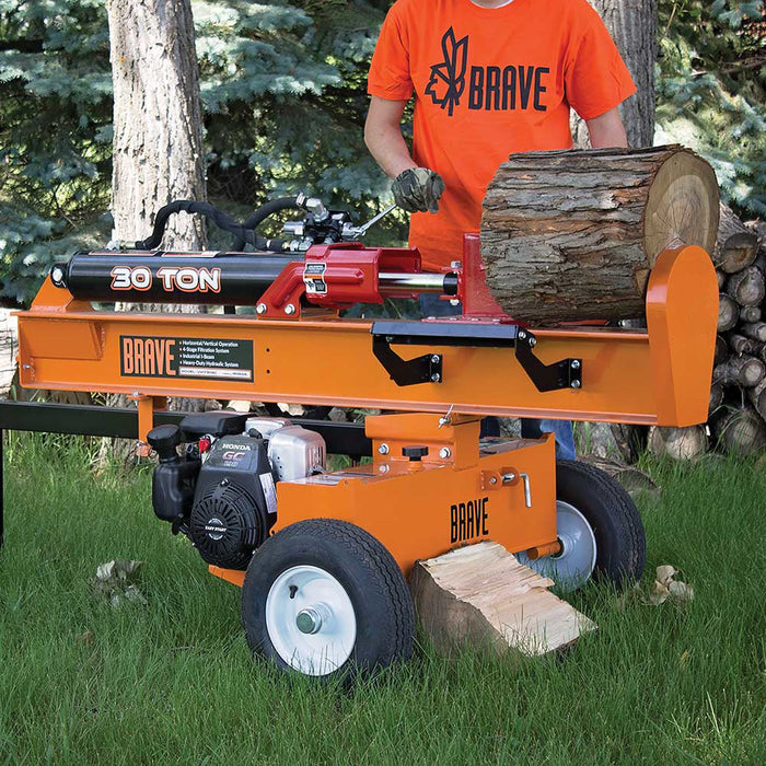 Brave Log Splitter | 30 Ton | Honda | GC190 Brave