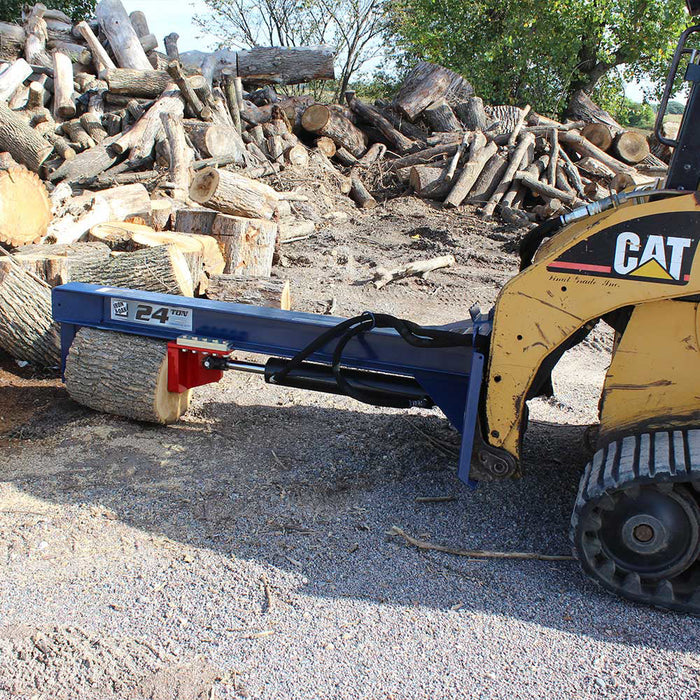 Iron & Oak Log Splitter | 24 Ton | Skid Steer Mount Iron & Oak