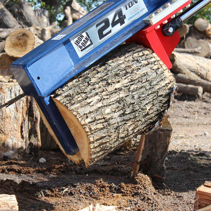 Iron & Oak Log Splitter | 24 Ton | Skid Steer Mount Iron & Oak