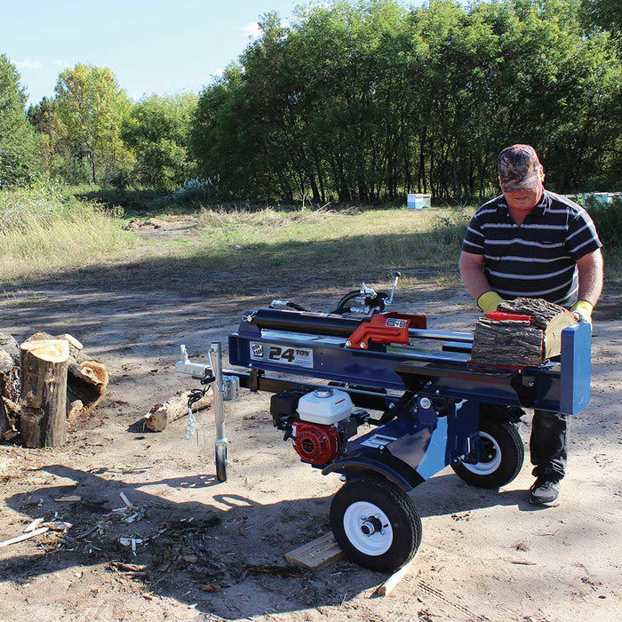 Iron & Oak Log Splitter | 24 Ton | Honda | GX160 Iron & Oak