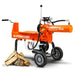 Effortlessly split logs with the Super Handy | 14-Ton Electric Log Splitter, perfect for all your wood splitting needs.