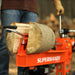 Effortlessly split logs with the Super Handy | 20-Ton Gas Log Splitter for efficient firewood preparation.