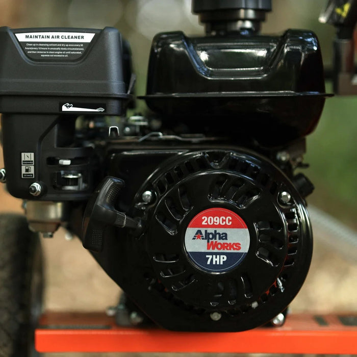 Powerful engine of the Super Handy | 20-Ton Gas Log Splitter for efficient log splitting and outdoor tasks.