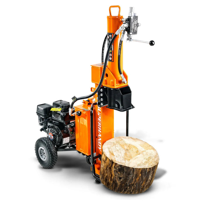 Power through your wood splitting tasks with the Super Handy | 25-Ton Gas Log Splitter, featuring a sturdy design.